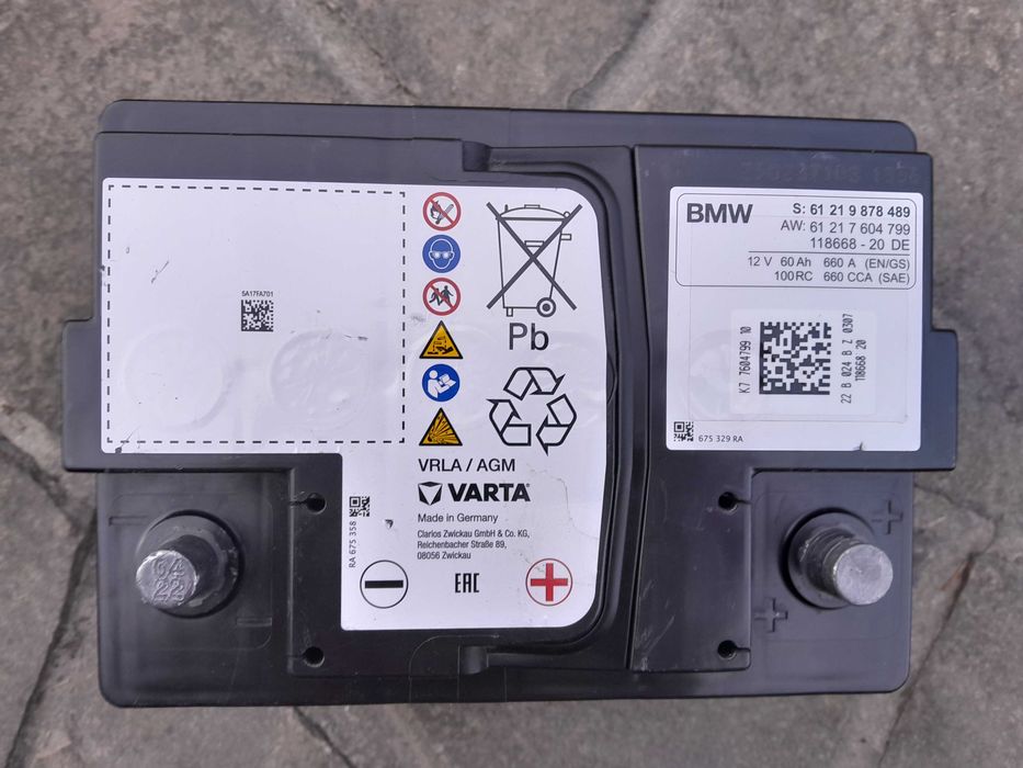 AGM акумулятор BMW 60Аh
