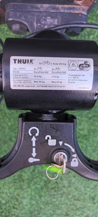 Bagażnik rowerowy THULE 940 na 2rowery