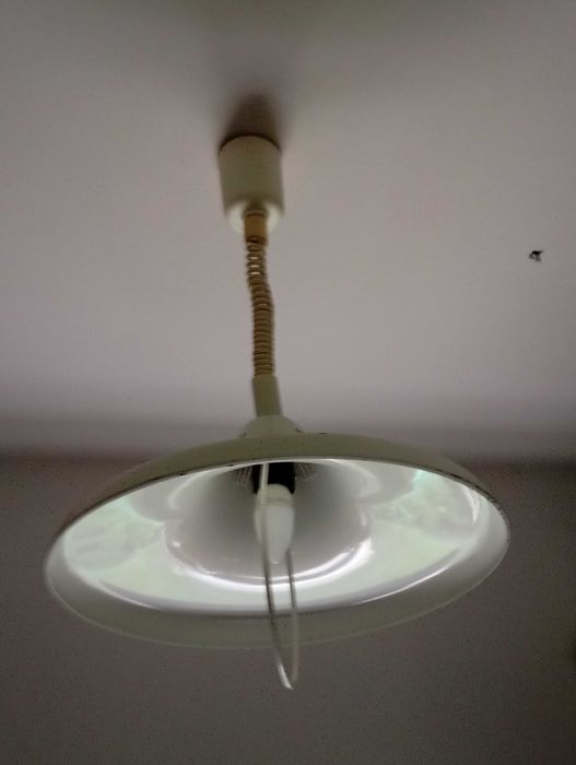 Lampa,żyrandol wiszący prl 2szt.