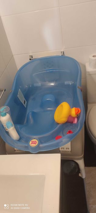 Banheira ok baby e suporte original