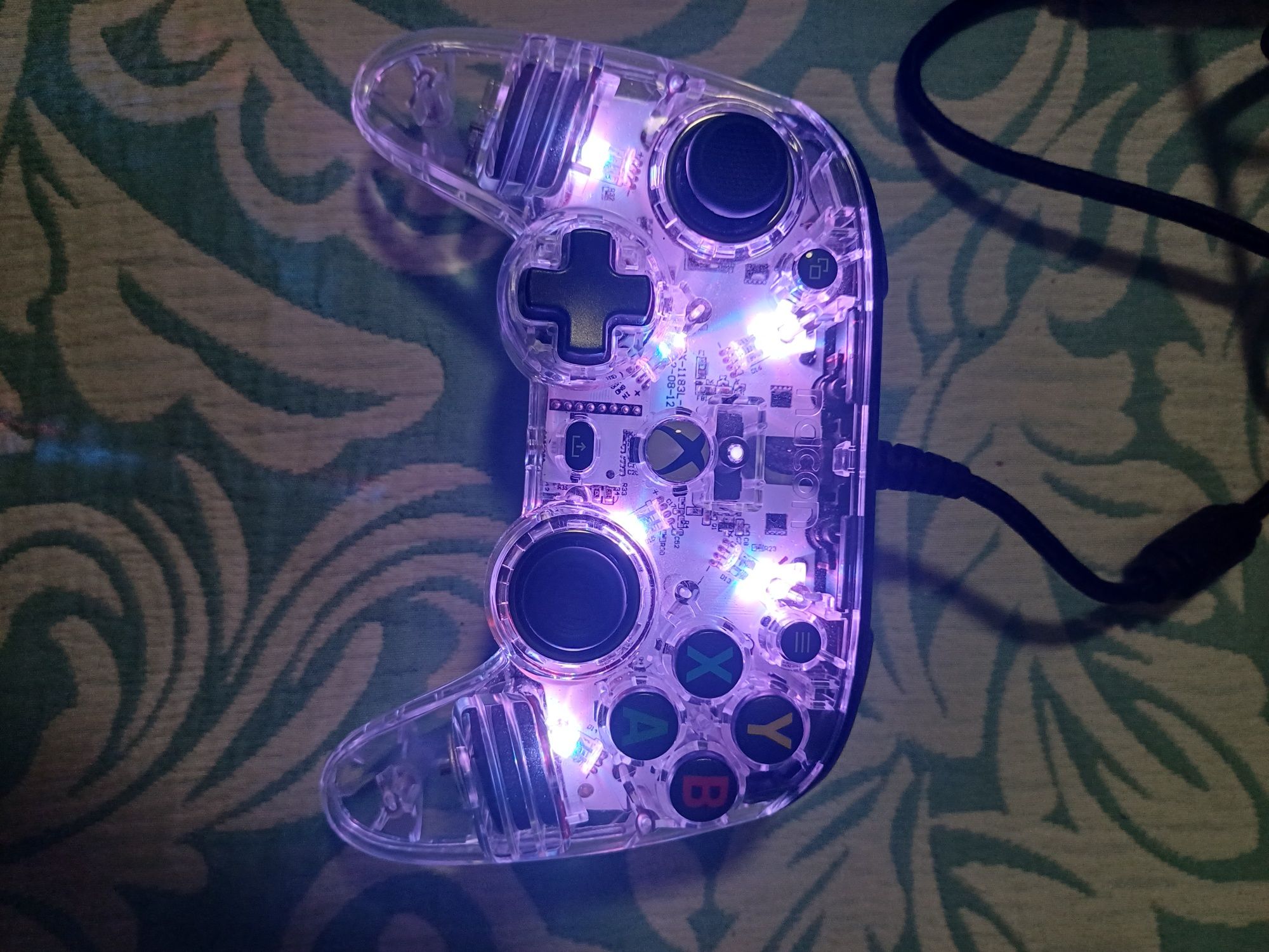 Comando Xbox como novo Pro inpact color ligth com 3 metros fio