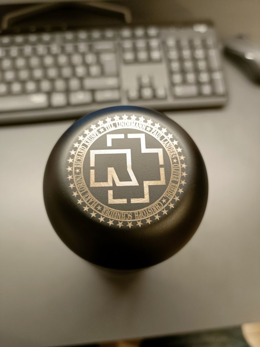 Rammstein termos stal nierdzewna twój grawer logo na prezent