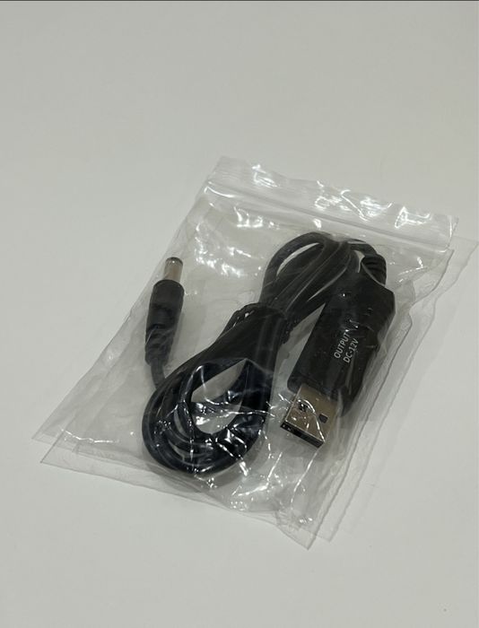 Кабель для роутера від павербанка DC USB 5v 9v 12v інтернет без світла