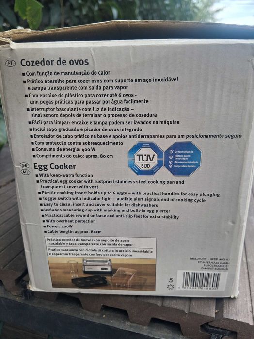 Máquina de cozer ovos