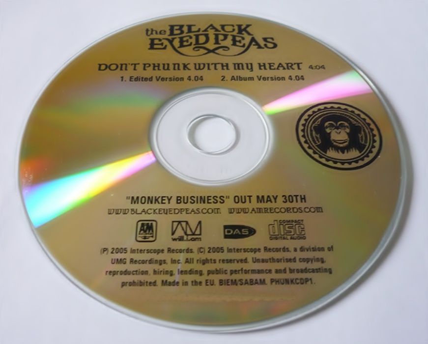 CD «Black Eyed Peas - Dont phunk with my heart»