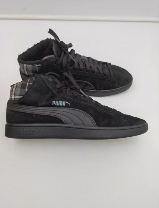 Zimowe ocieplane buty męskie puma za kostke