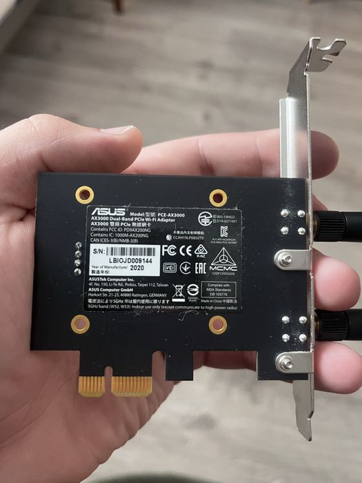 WiFi адаптер ASUS PCE-Ax3000 wifi 6