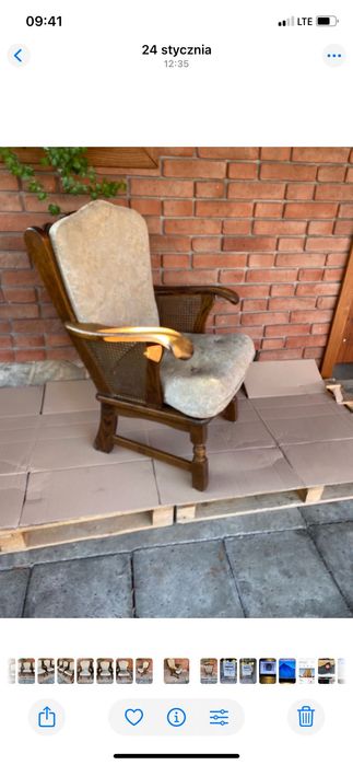 Fotele holenderskie debowe