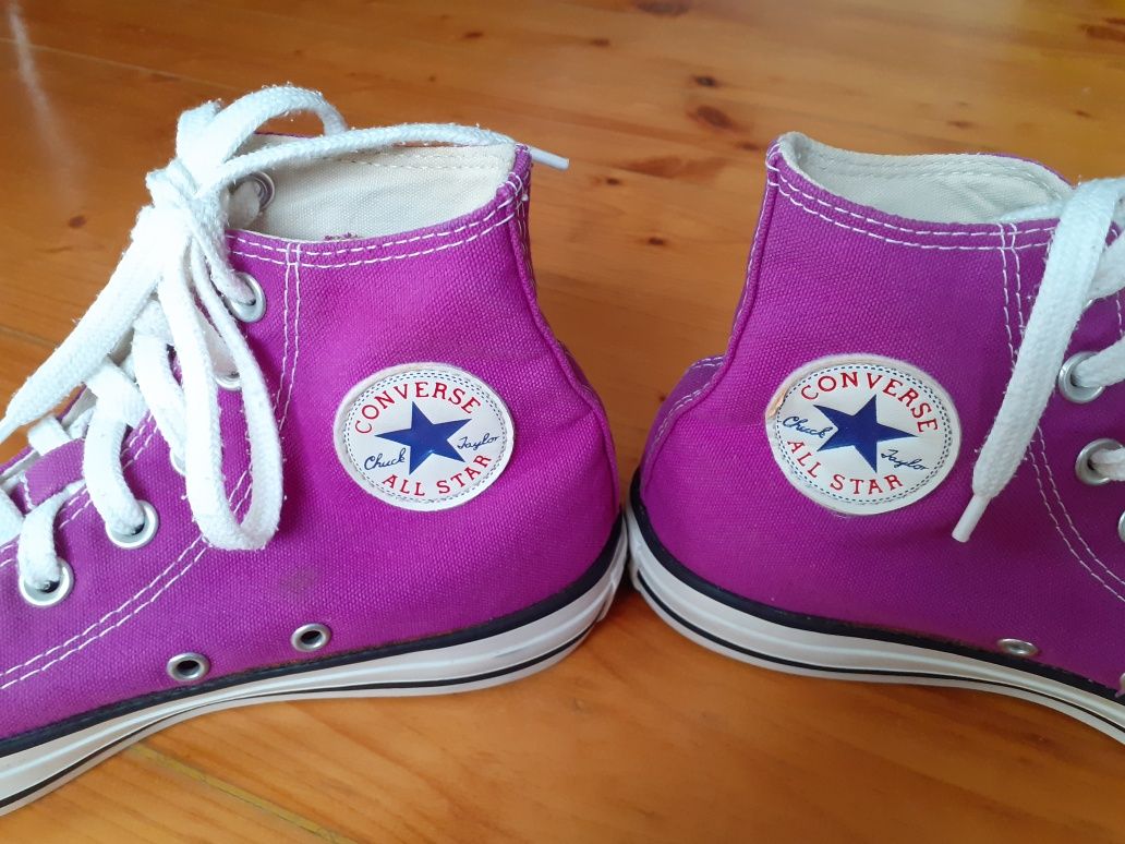 Trampki Converse fioletowe rozm. 36.5