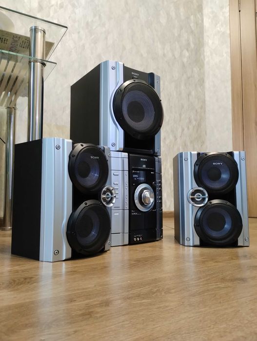 Мощнейший Sony 600 Вт ( Блютуз - AUX - CD - МР3 ) Муз центр Сони Соні