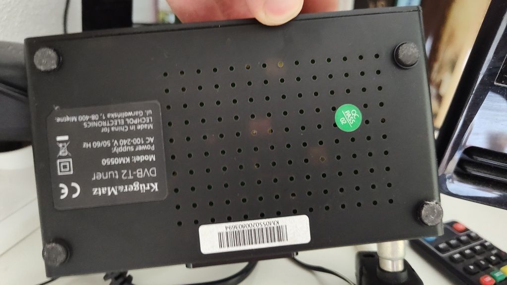 Tuner dvbt2 Kruger & Matz