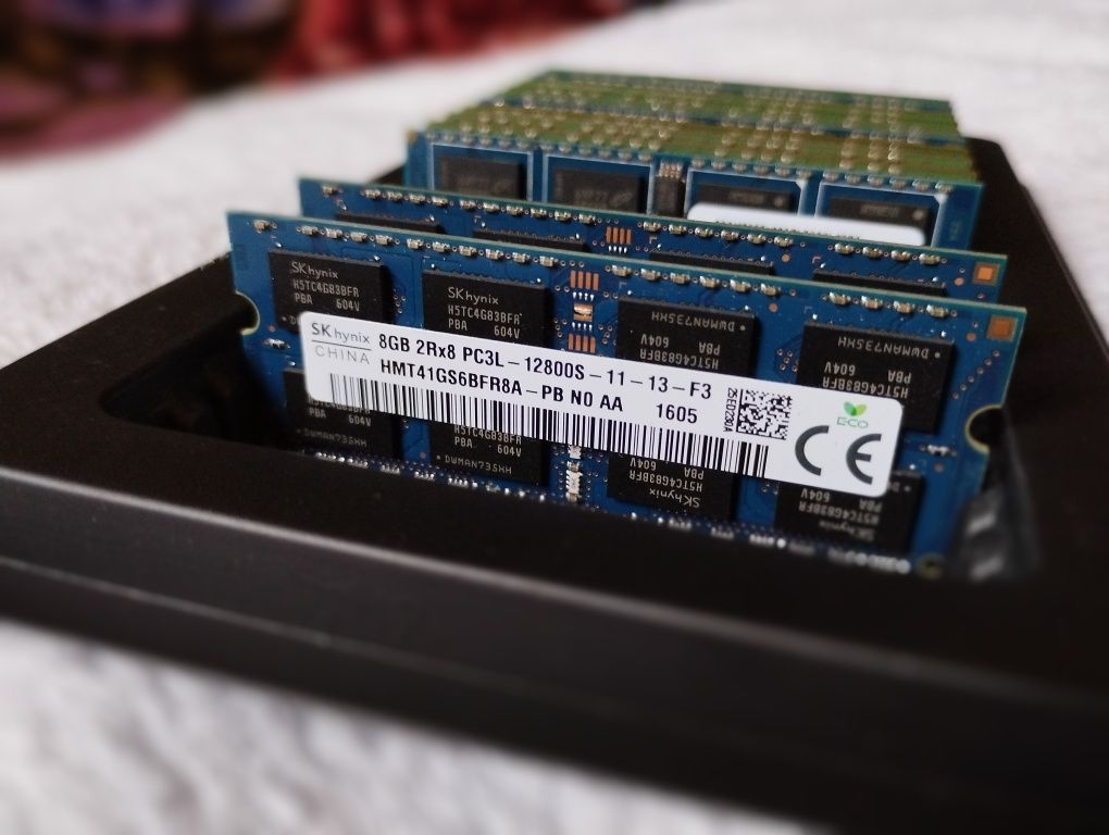 Фирменная память для ноутбука SoDimm DDR3-1600 8Gb SK Hynix, Samsung