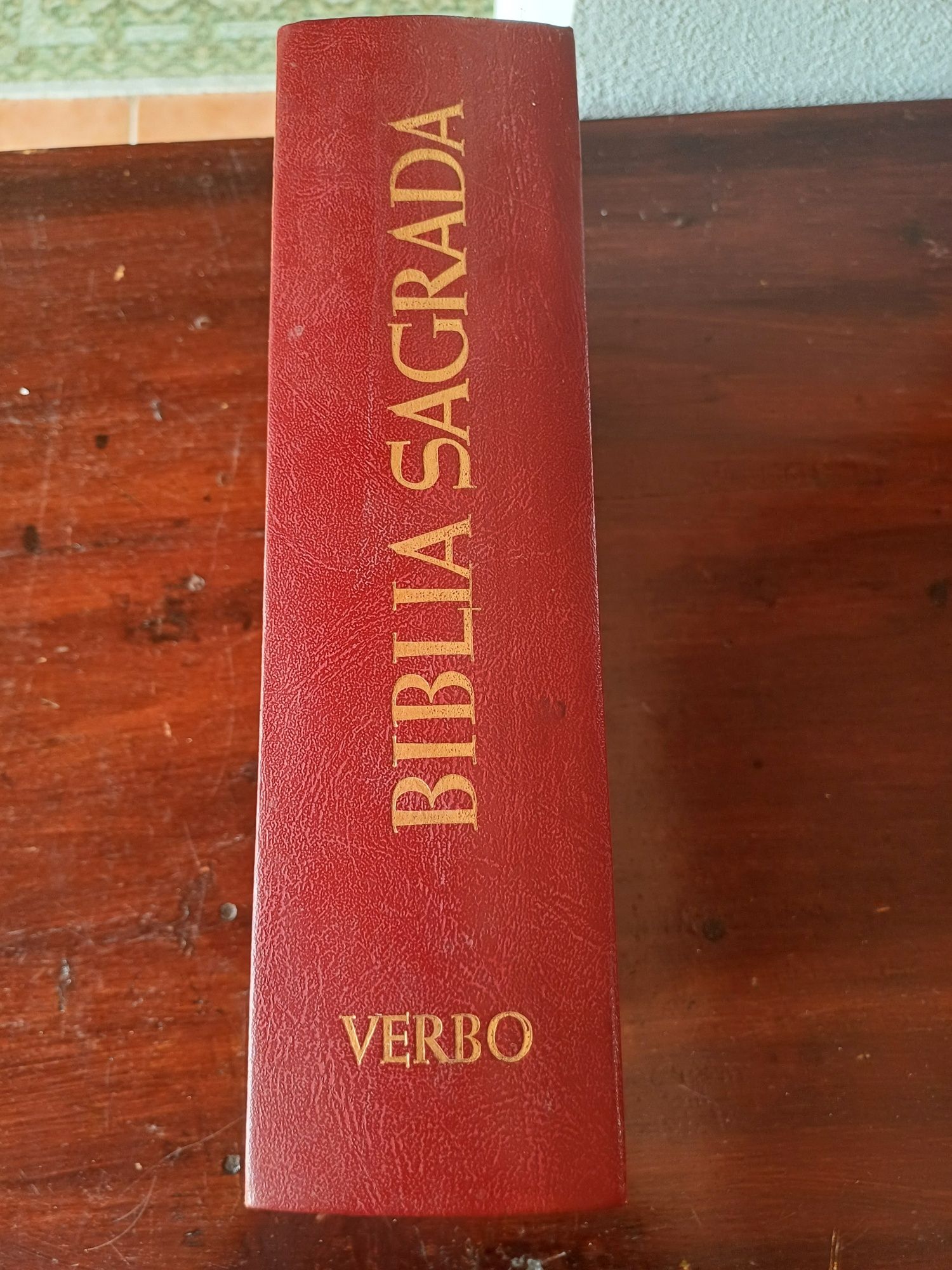 A Bíblia Sagrada, edição da Verbo, com 1450 páginas