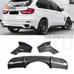 Диффузор накладка на задний бампер BMW X5 F15 губа заднего бампера