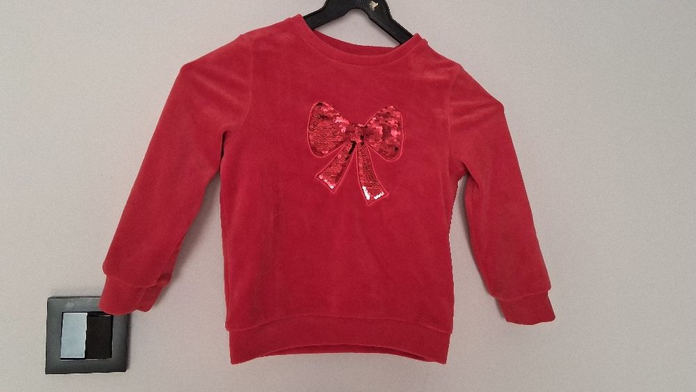 Bluza czerwona dla dziewczynki 110