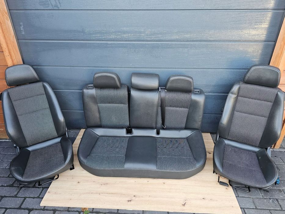 FOTELE KANAPA OPARCIE BOCZKI PÓŁSKÓRZANE OPEL ASTRA H 3D GTC EUROPA BARDZO ŁADNE