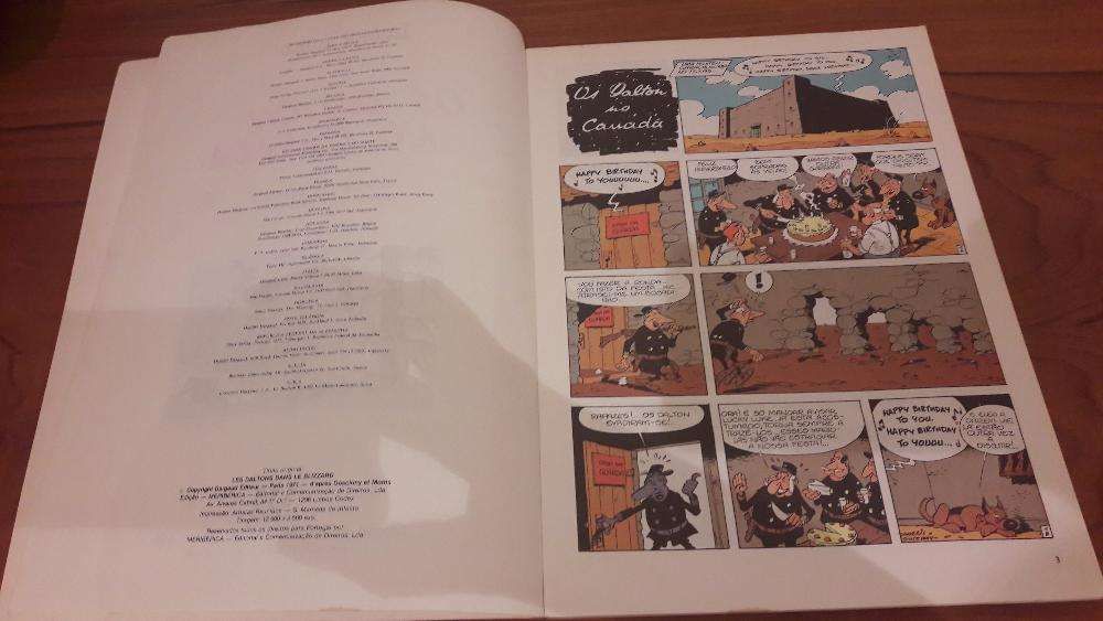 Lucky Luke livros antigos