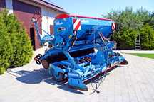Zestaw uprawowo siewny 3m LEMKEN Saphir Siewnik nabudowany Brona wirow