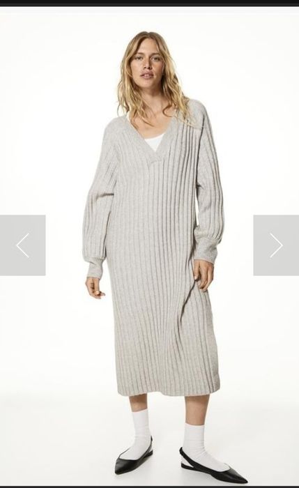 Тепла в'язана сукня H&M