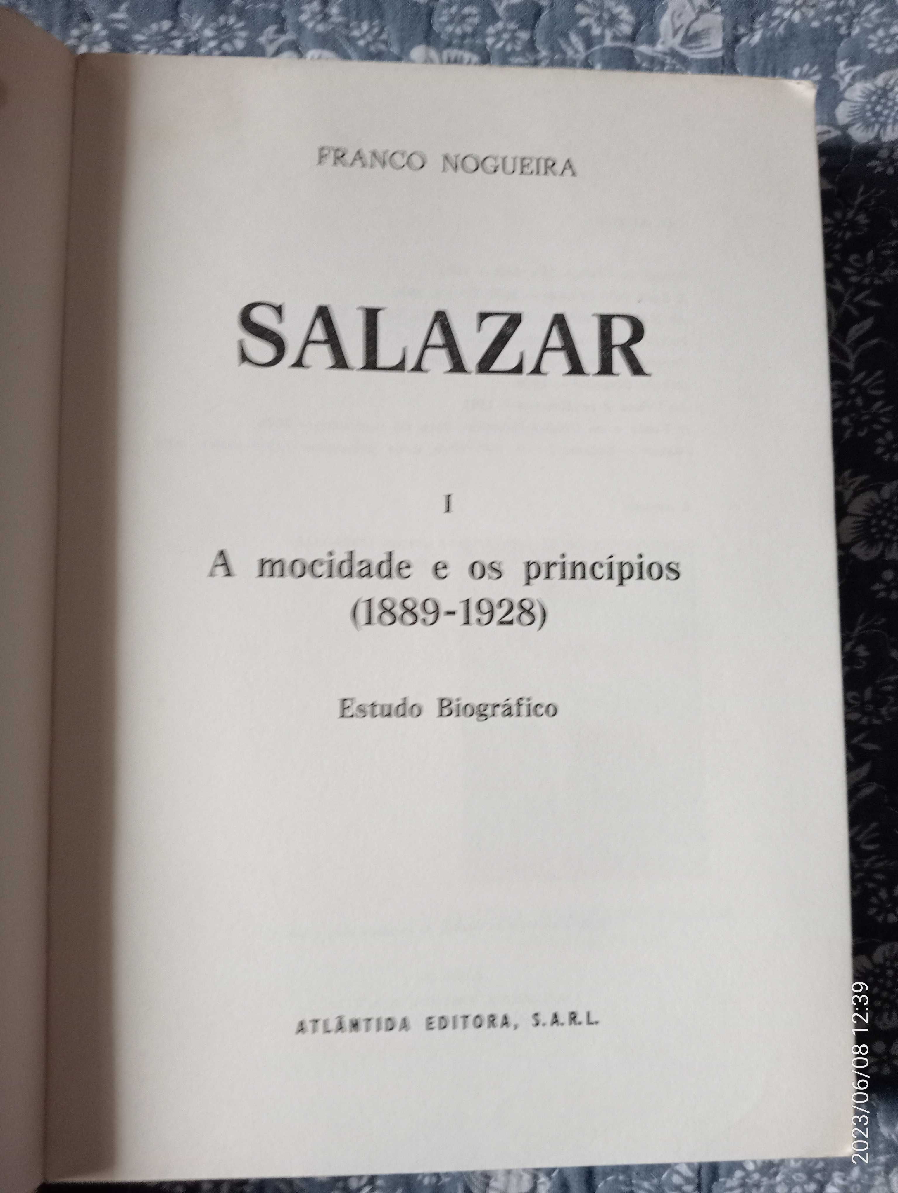 Salazar de Franco Nogueira - 3 Volumes