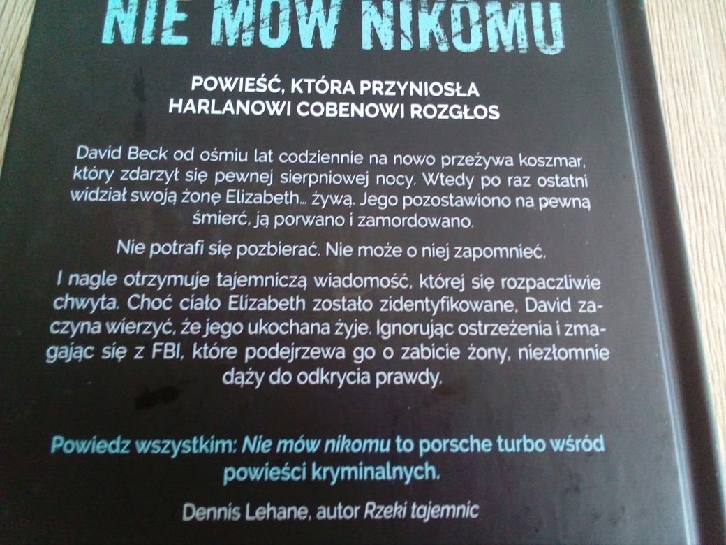 Nie mów nikomu Harlan Coben