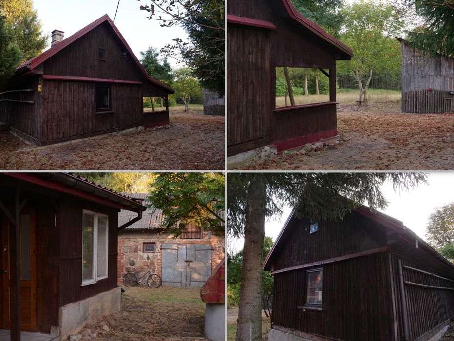 Wiejski dom na skraju wsi