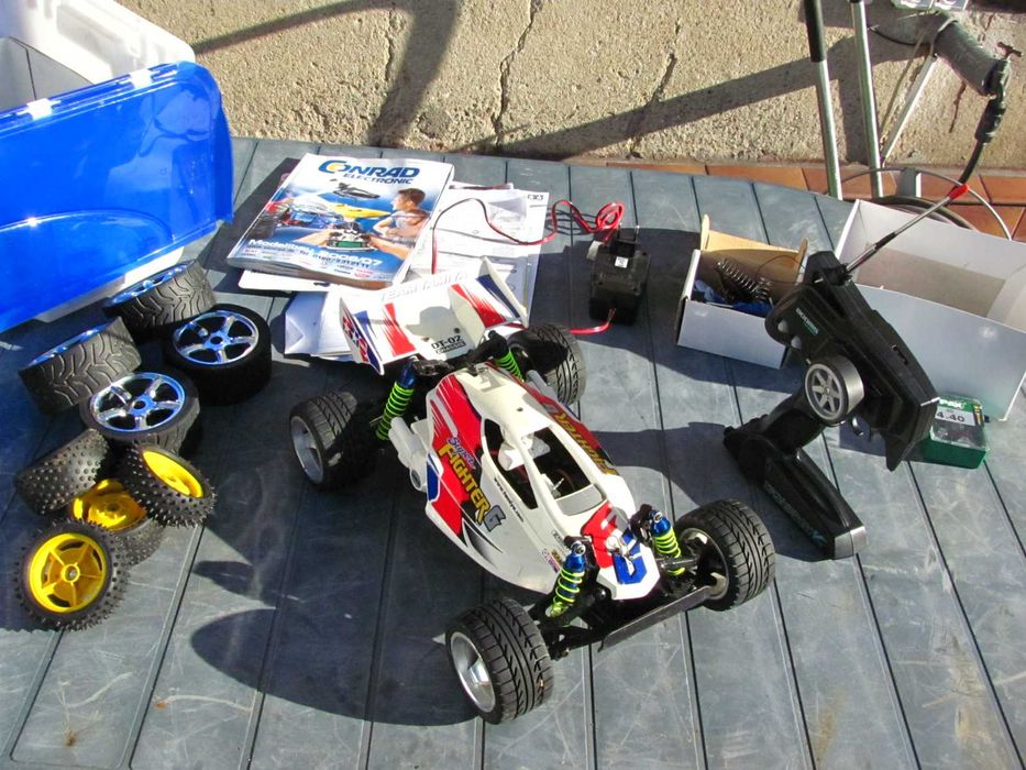 Samochód autko RC elektryczne na pilota zdalnie sterowany - zestaw