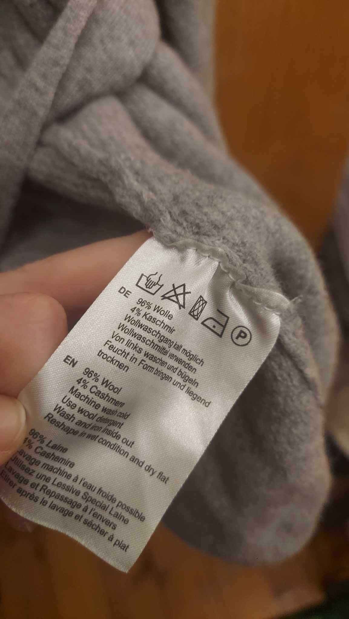Sweter WEŁNA Kaszmir XS