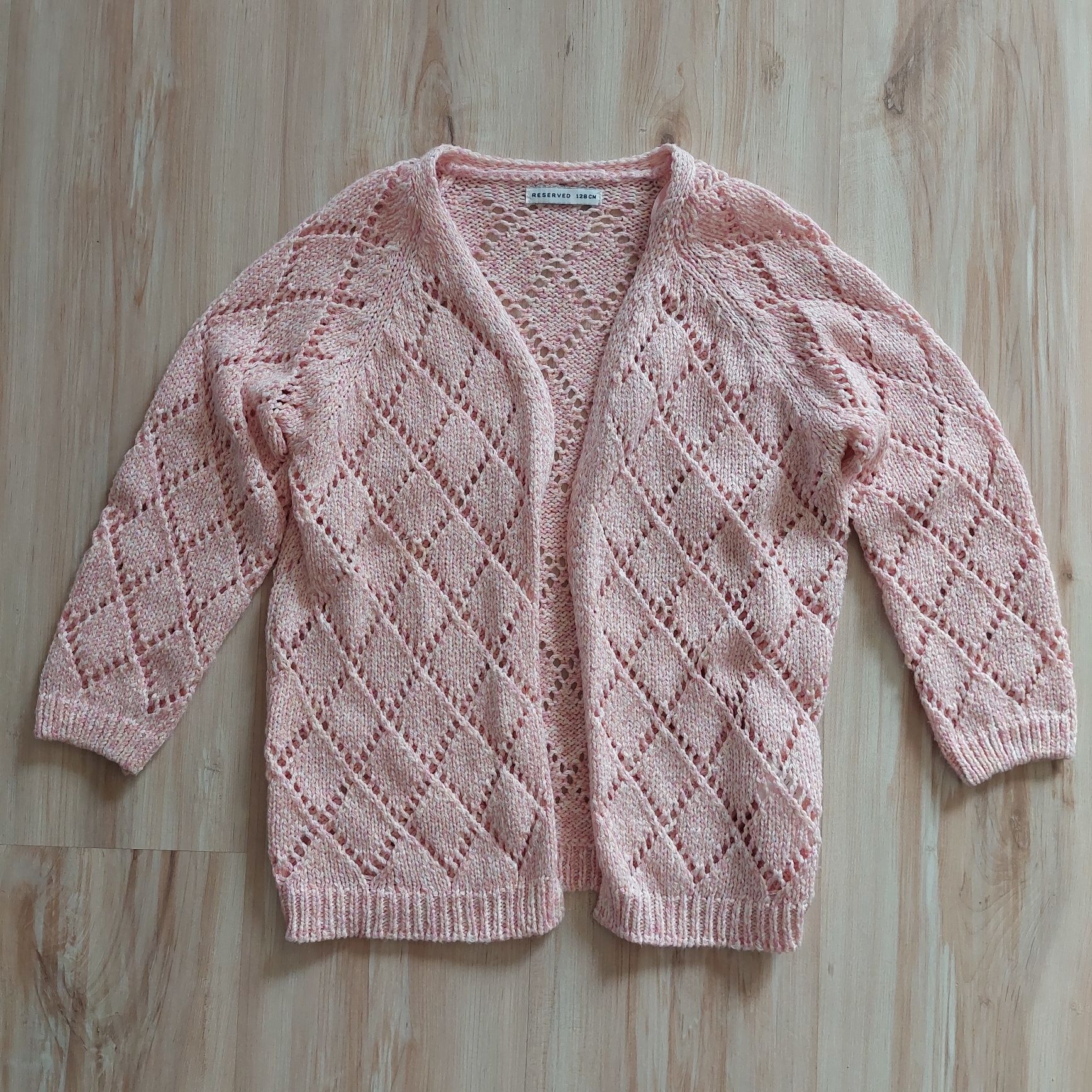 Sweter ażurowy, Reserved,  128, bdb