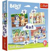 Trefl Puzzle 4w1 Bluey i jego świat 4 obrazki