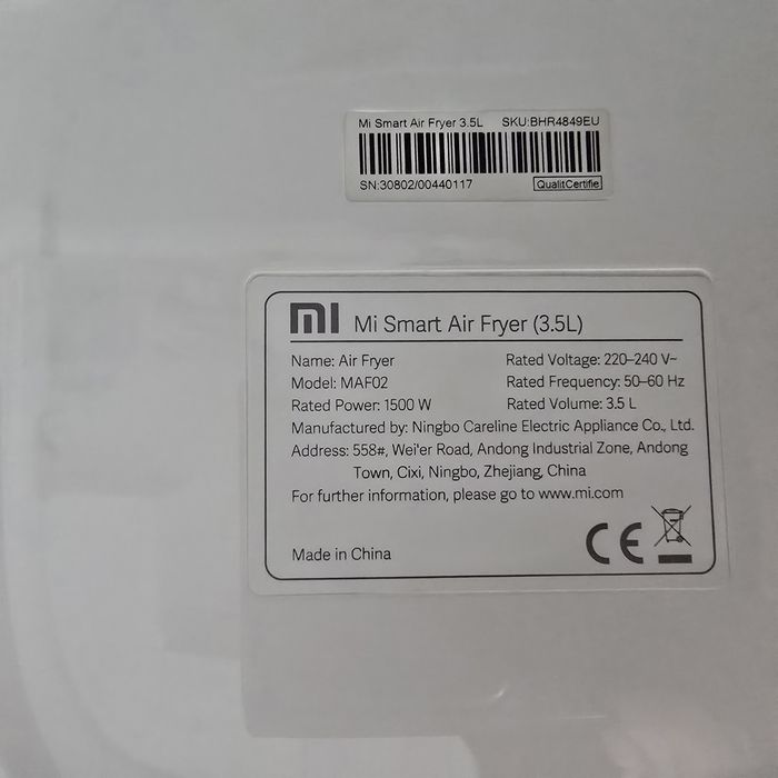 Mi Smart Air Fryer (3.5L) usado 1 vez