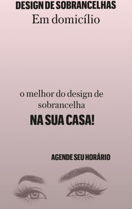 Design de  sobracenlhas a domicilio