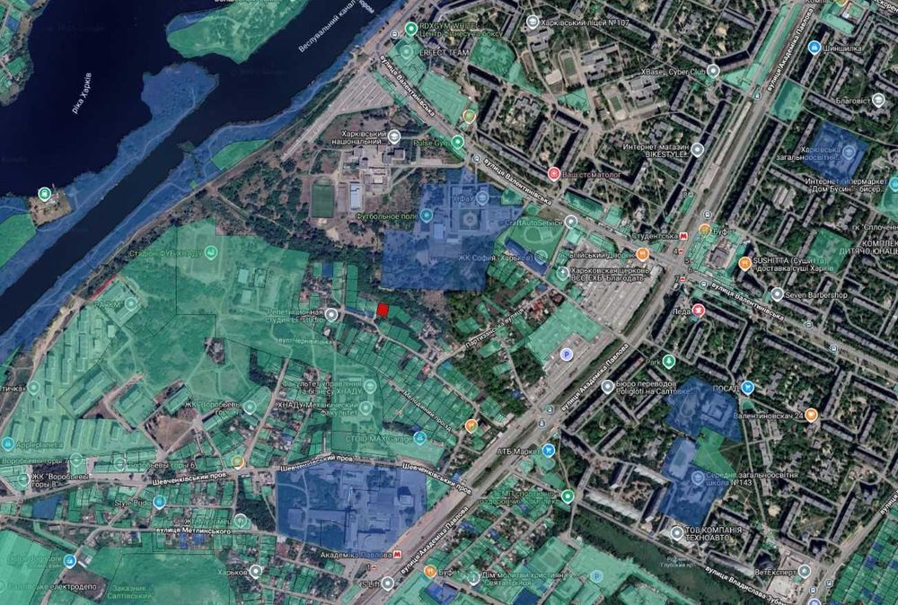 Продам зем. участок 10 сот., ул.Лятошинського, р-н метро Студенческая