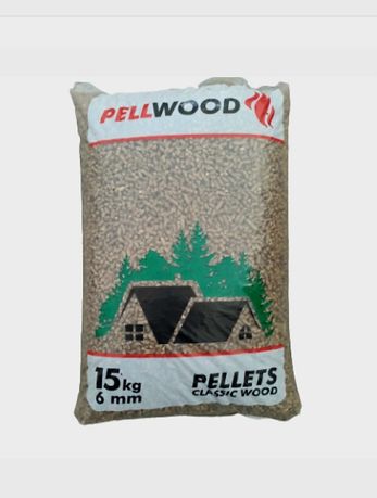 Pellet PELLWOOD (pal. 975kg) dobrej jakości pelet drzewny