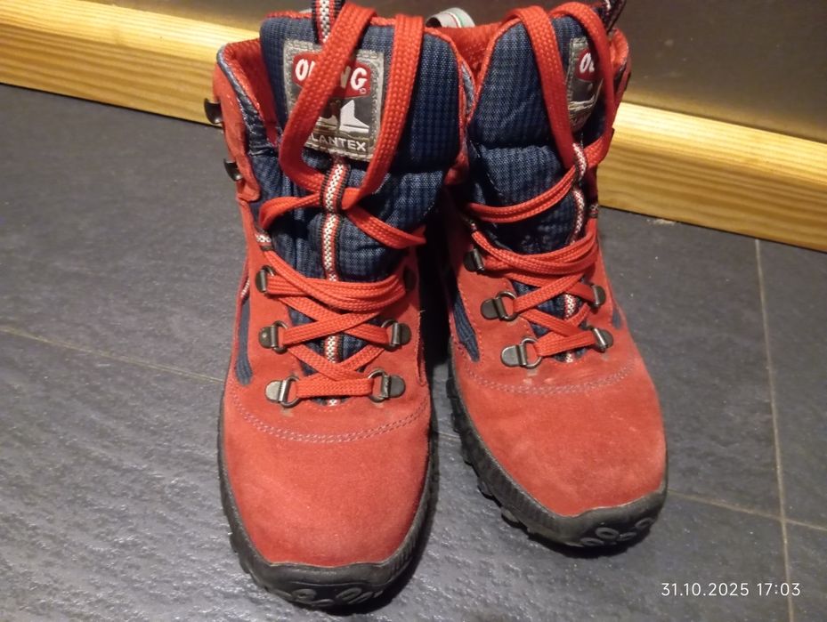 Buty zimowe za kostkę trekkingowe  Olang Cortina tex kid 35 Ross