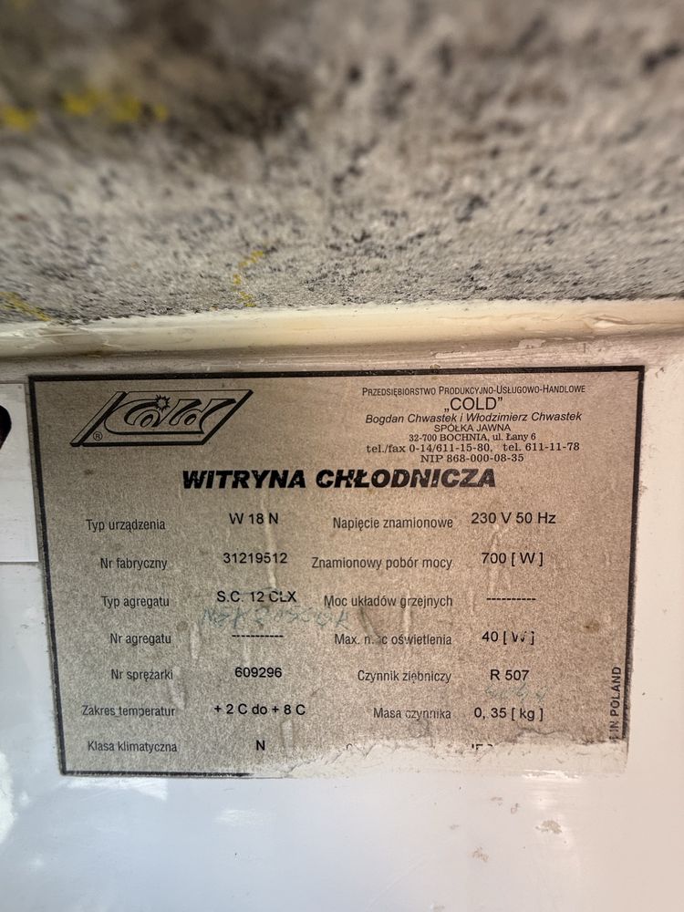 Lada/witryna chlodnicza , uzywana , stan bdb , Polecam