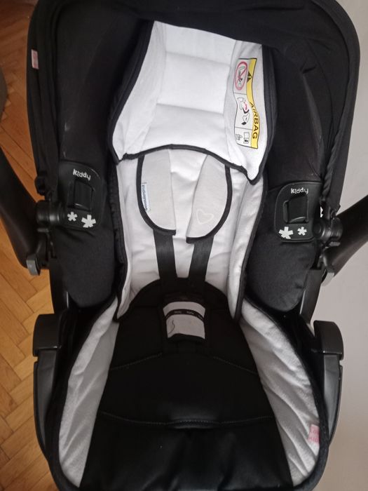 Fotelik samochodowy (nosidło) Kiddy, duży!, rozkładany.