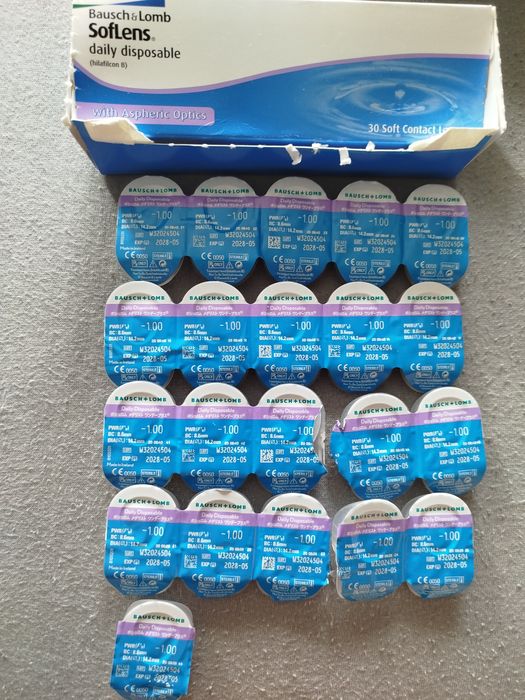 Soczewki kontaktowe jednodniowe