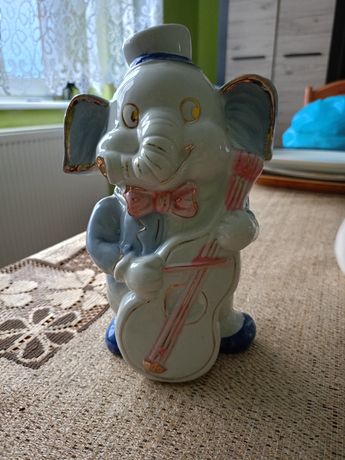 Słonie ozdobne porcelanowe