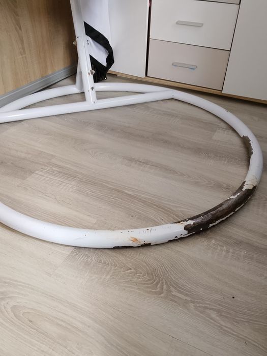 Fotel wiszący bialy KOKON