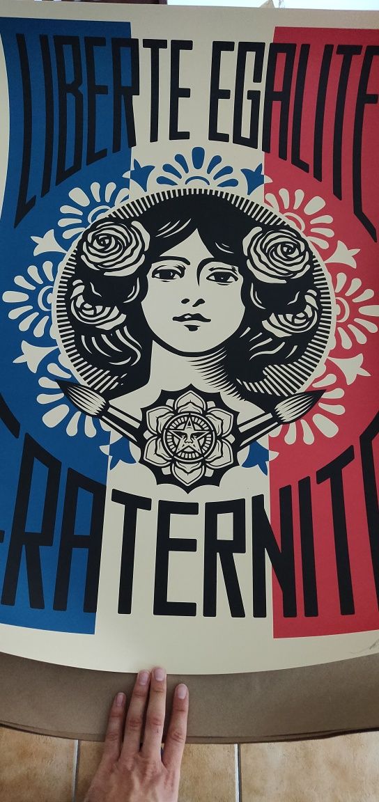 Obey - Shepard Fairey - LIBERTÉ, ÉGALITÉ, FRATERNITÉ - Litografia Ass.