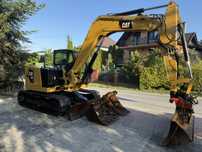Minikoparka Caterpillar CAT 308 CR 07A z Niemiec 8ton 2700mth