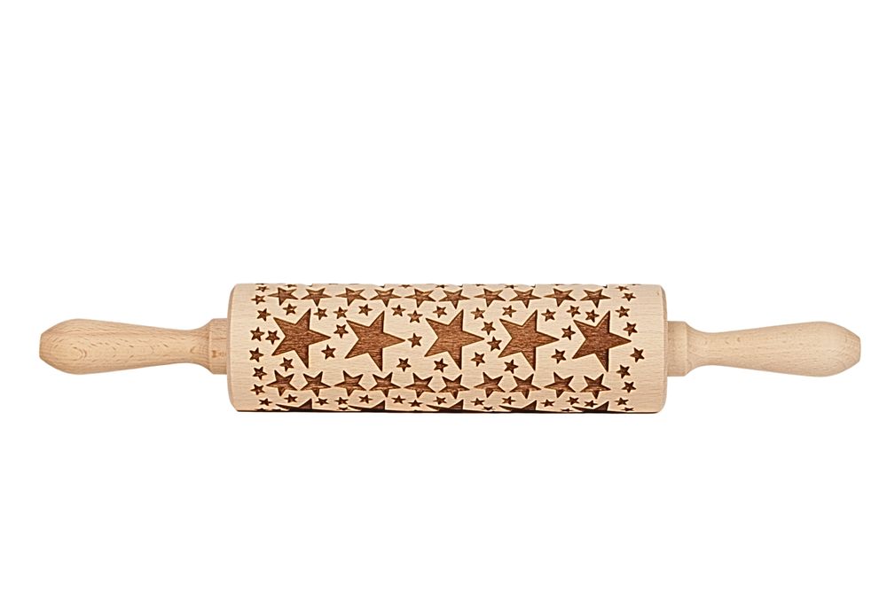 Wałek Grawerowany - Gwiazdki - Wyjątkowy Wałek Grawerowany