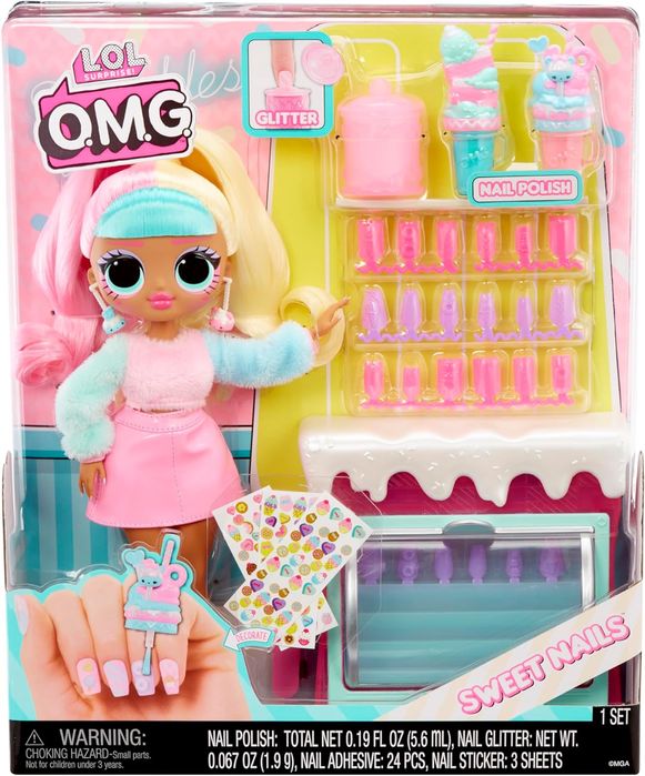 LOL Surprise OMG Sweet Nails – Candylicious Sprinkles Shop, Kitty Cafe