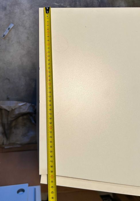 Szafka wisząca białą 70x110 - skośna