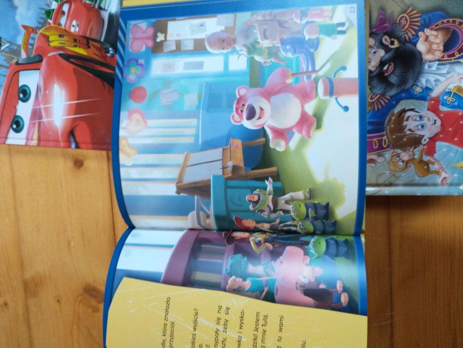 Toy story, Auta 2, Kacper i piraci - zestaw książek i CD z filmu
