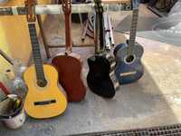 Guitarras velhas para bricolage ou o que quiserem