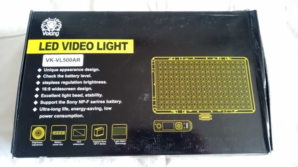 Lampa Video LED z pilotem VOKING VK VL500AR