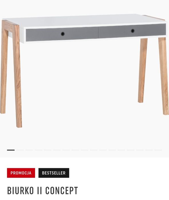 Meble dziecięce VOX zestaw łóżko piętrowe, komoda, biurko