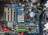 Комплект Gigabyte GA-G41M-ES2H + Core 2 Quad Q9550 + кулер + 4GB RAM